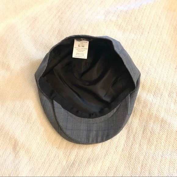 Bigalli Windowpane Plaid Duckbill Ivy Cap XL NWOT - Picture 6 of 8
